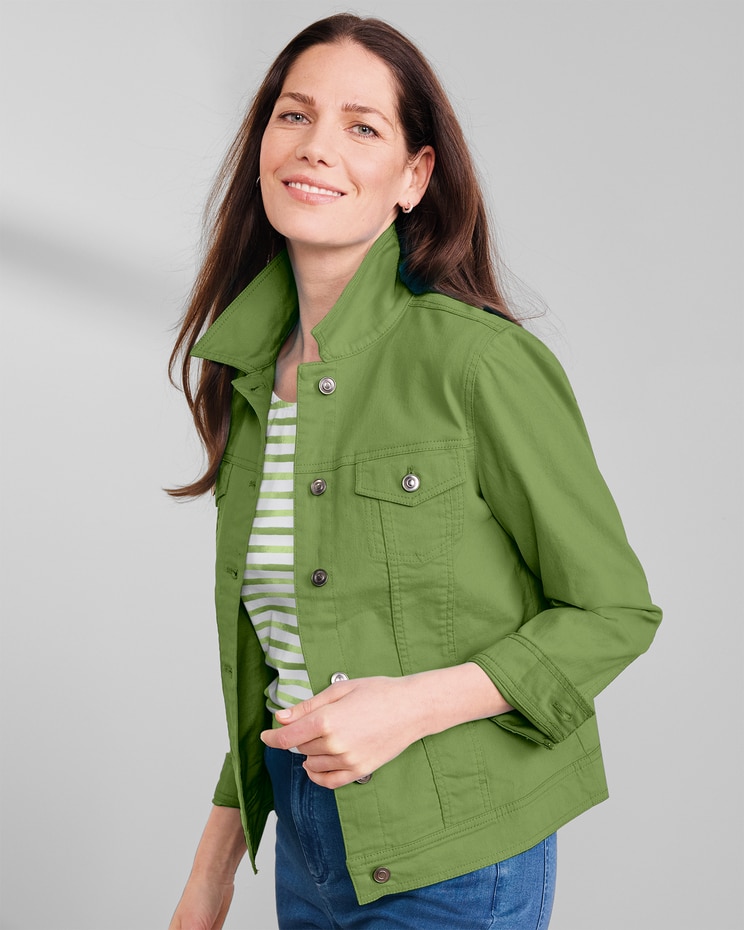 DreamFlex Colored Jean Jacket image number 1