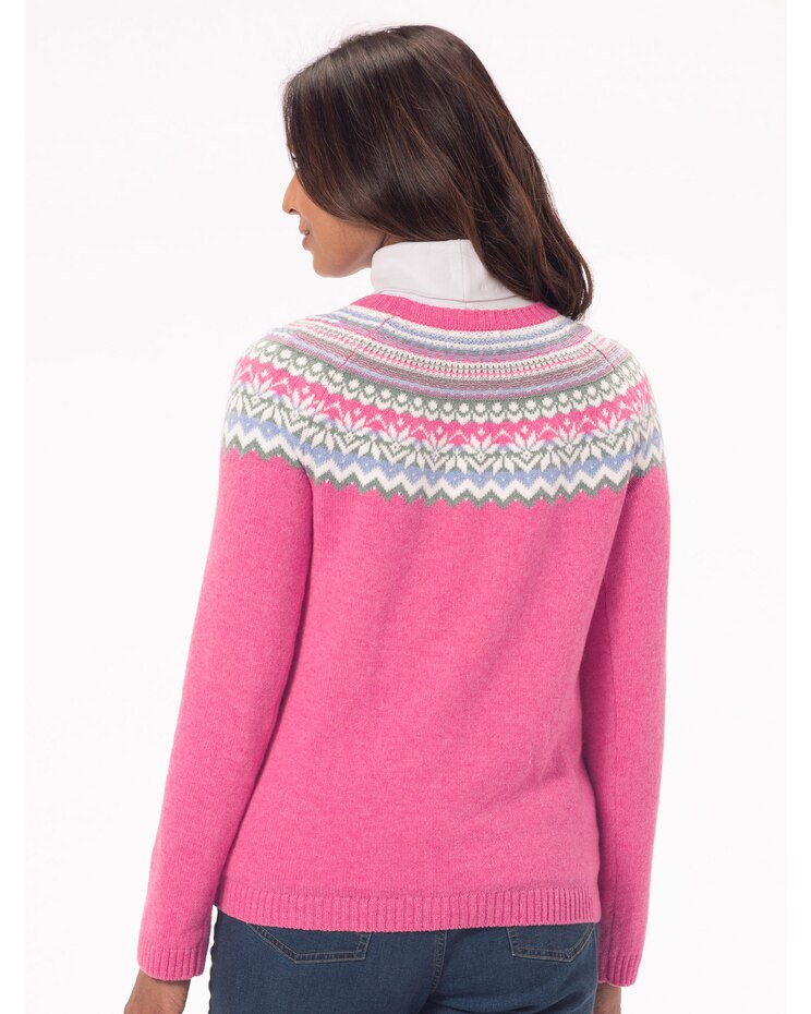 Fair Isle Yoke Sweater image number 3