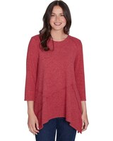 Ruby Rd® Cozy Season Knit Sharkbite Top thumbnail number 1