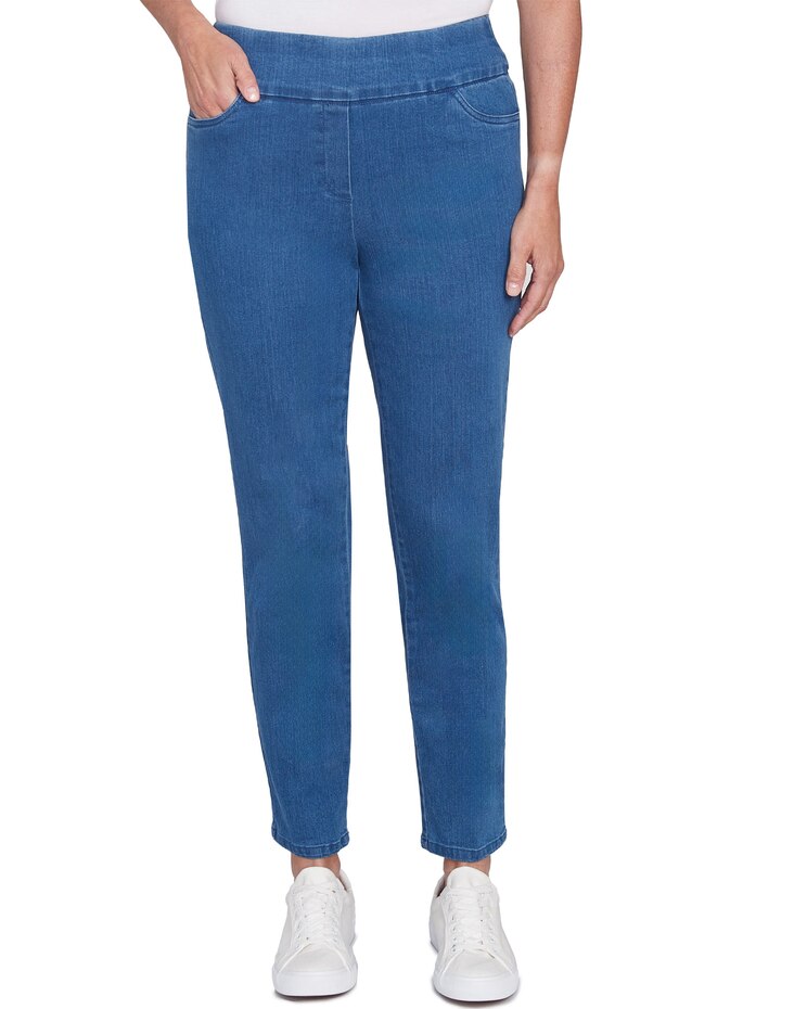 Alfred Dunner® Classics  Super Stretch Mid- Rise Average Length Pant image number 1