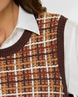 Tweed Sweater Vest thumbnail number 5