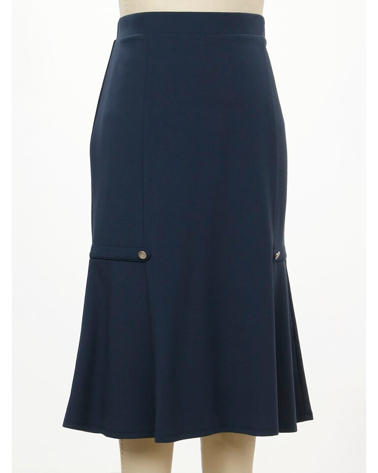 N Touch Carried Away Ponte Button Skirt image number 1