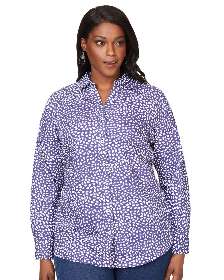 Faith Non-Iron Rainfall Tunic  image number 4
