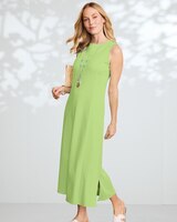 Boardwalk Knit Solid Sleeveless Dress  thumbnail number 1