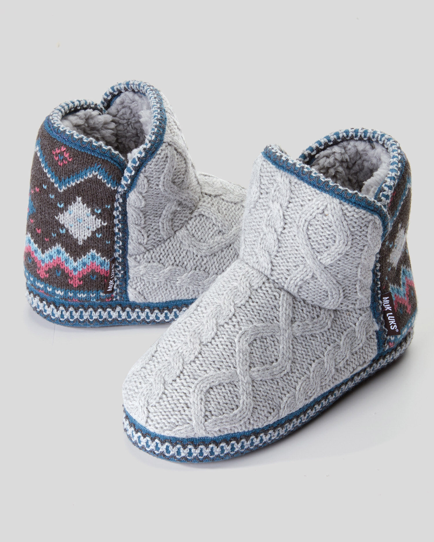 Muk luks women's deals leigh bootie slippers