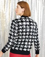 Houndstooth Sequin Jacket thumbnail number 2