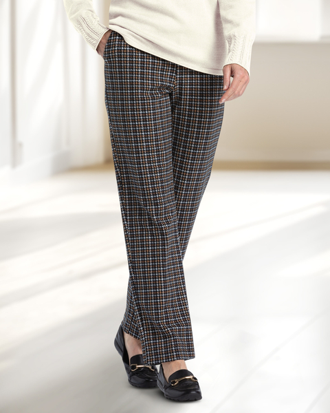 Everyday Knit Houndstooth Pants