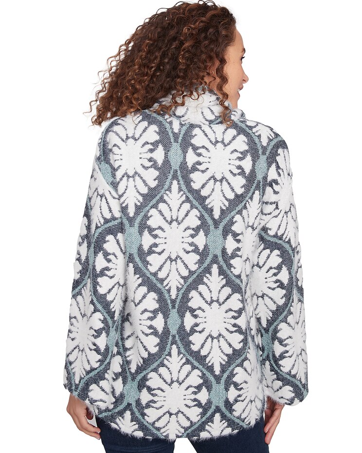 Ruby Rd® Wintery Glow Knit Jewel Tile Top image number 2