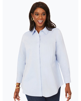 Foxcroft Cici Essential Pinpoint Non-Iron Tunic thumbnail number 6