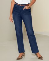 Slimtacular® Dream Jean Zip Front Straight Leg thumbnail number 1