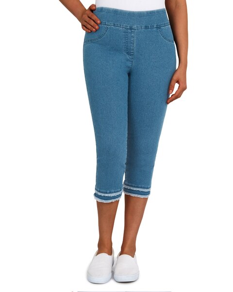 Ruby Rd® Azure Dream Lightweight Denim Capri