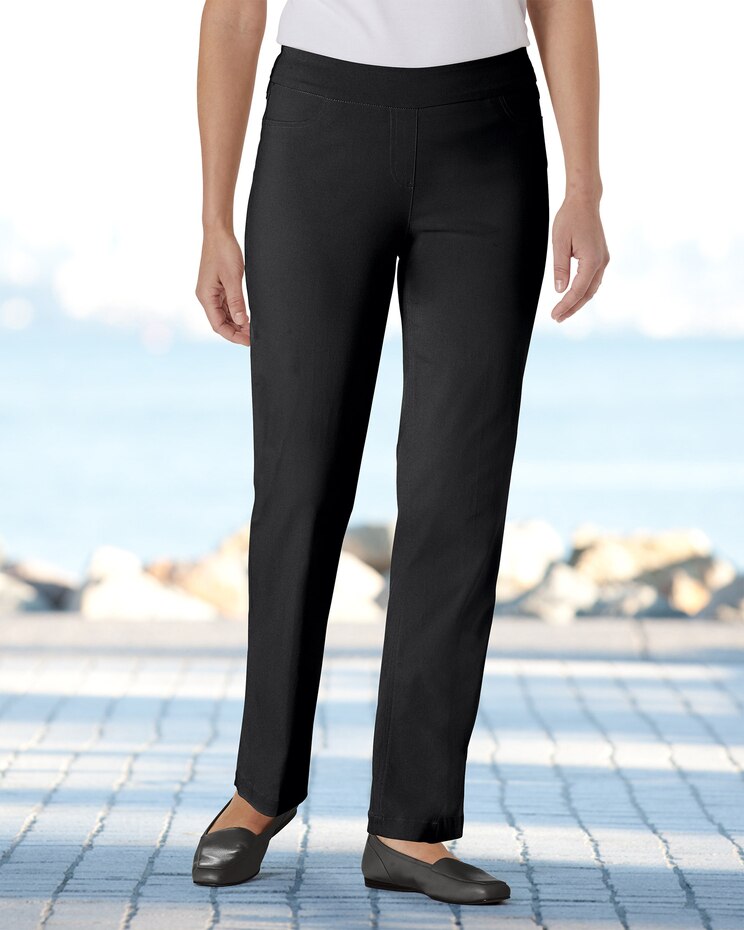 SlimSation® Straight-Leg Pants image number 1