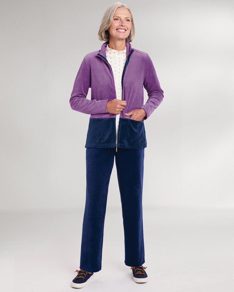 Velour Color-Block Set image number 1