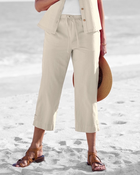 Captiva Side-Tab Capris