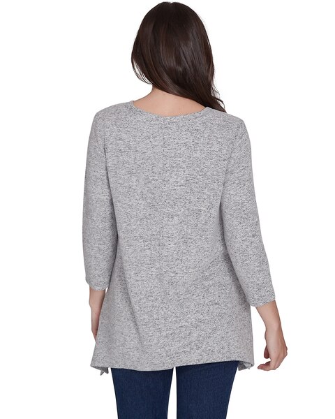 Ruby Rd® Cozy Season Knit Sharkbite Top