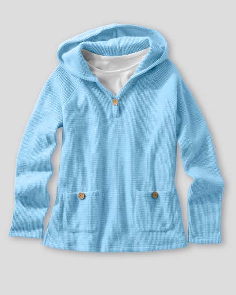 Waffle Knit Hoodie