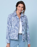 DreamFlex Paisley Jean Jacket thumbnail number 1
