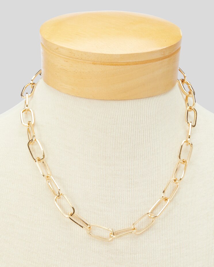 Convertible Paper-Clip Link Necklace image number 1