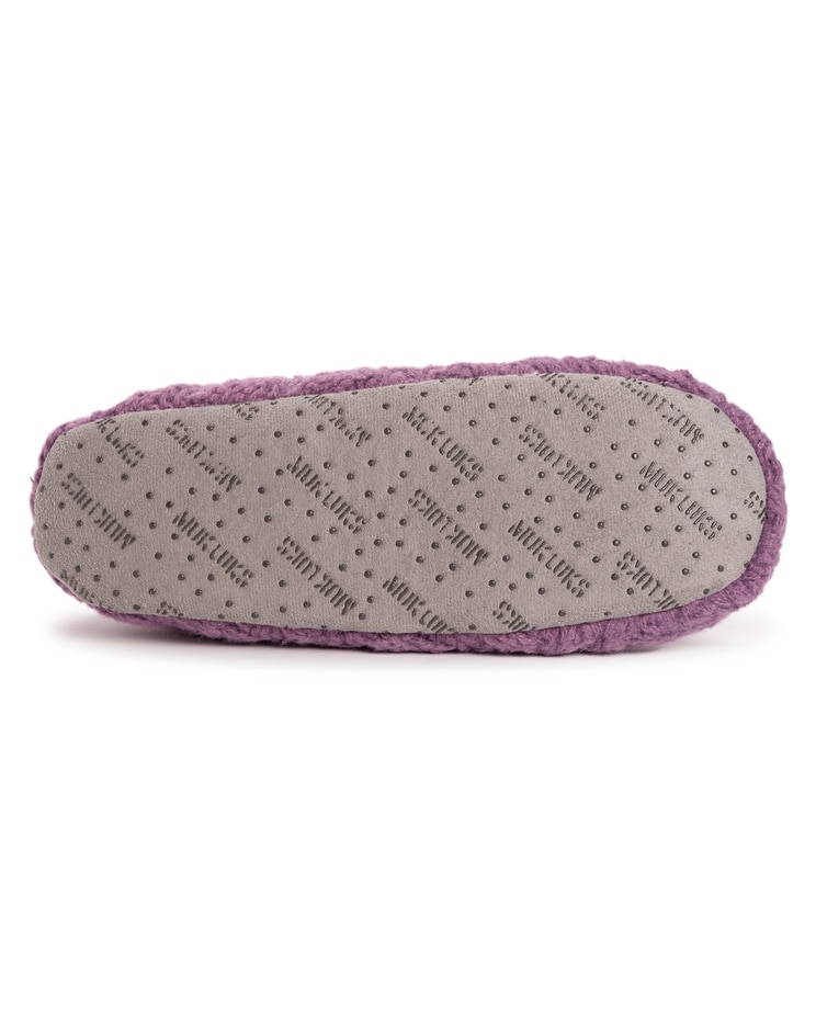MUK LUKS® Women's Sweater Knit Ballerina Slippers image number 4
