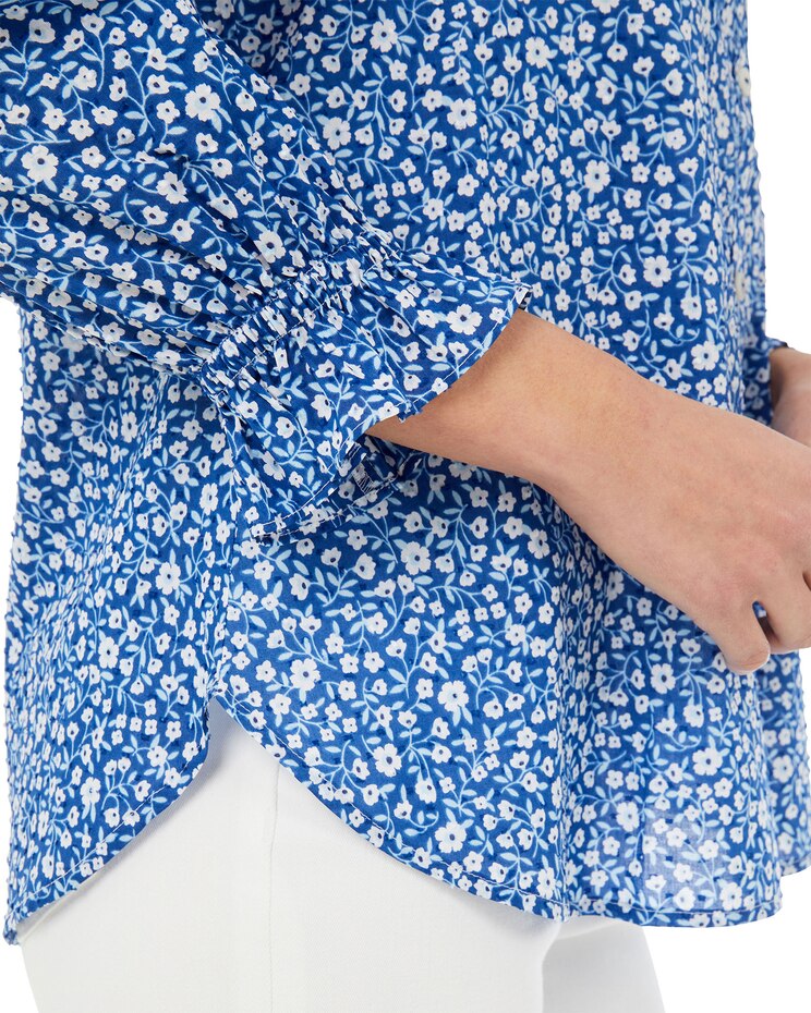 Caspian 3/4 Sleeve French Floral Blouse image number 4