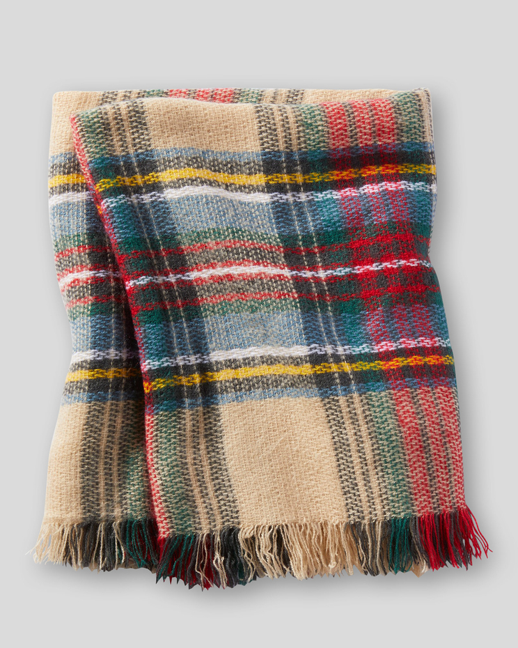 Plaid Infinity Scarf image number 3