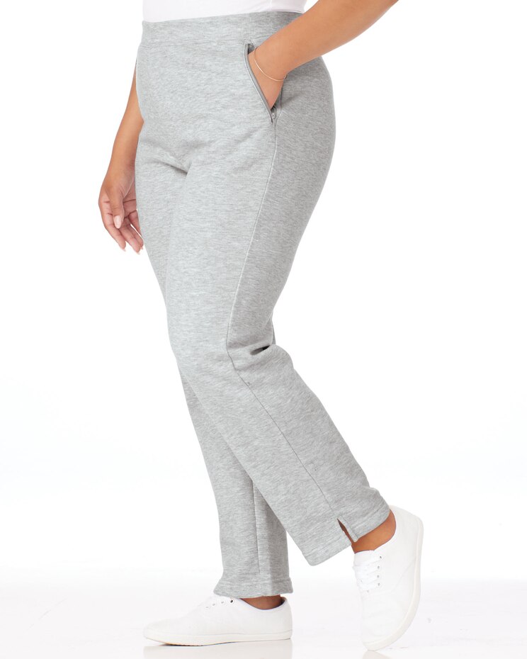 Better‑Than‑Basic Zip Pocket Fleece Pants image number 1