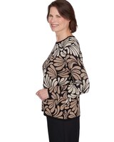 Alfred Dunner® Classics Geometric Ombre Scroll Top thumbnail number 7