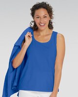 Prima™ Cotton Solid Two-Way Tank thumbnail number 1