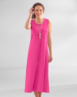 Boardwalk Solid Sleeveless Maxi Knit Dress thumbnail number 1