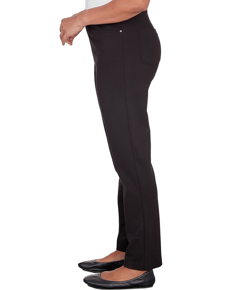 Alfred Dunner® World Traveler Comfort Ponte Short Length Pant image number 4
