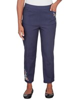 Alfred Dunner® A Fresh Start Embroidered Allure Pull On Ankle Pant thumbnail number 1
