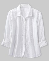 Mixed Eyelet Shirt thumbnail number 2