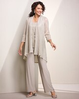 Shimmer Crinkle 3-Piece Pant Set thumbnail number 1