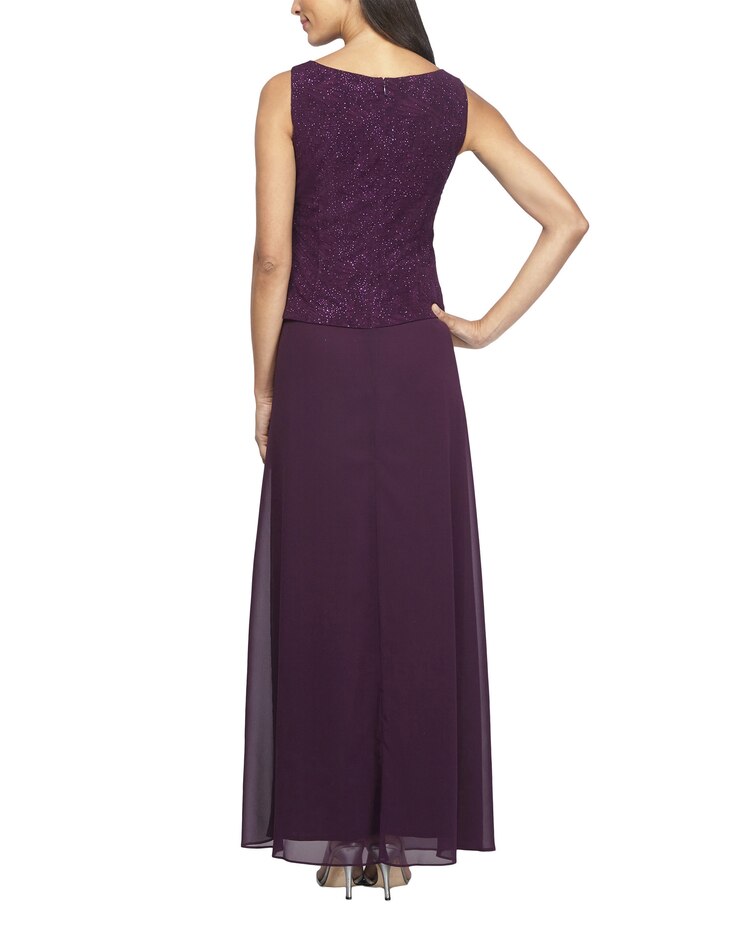 Jacquard Knit Long Jacket Dress  image number 5