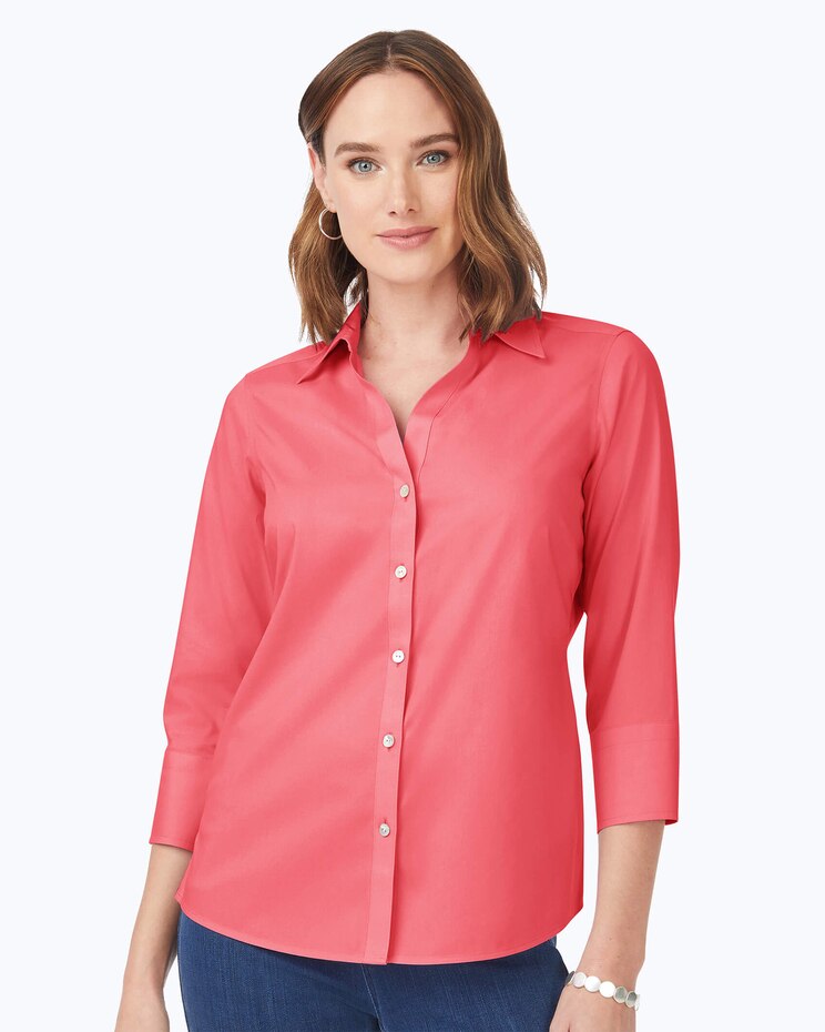 Foxcroft Mary Essential Stretch Non-Iron Shirt image number 1