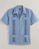 Haband Men’s Zip Front Guayabera Shirt thumbnail number 3