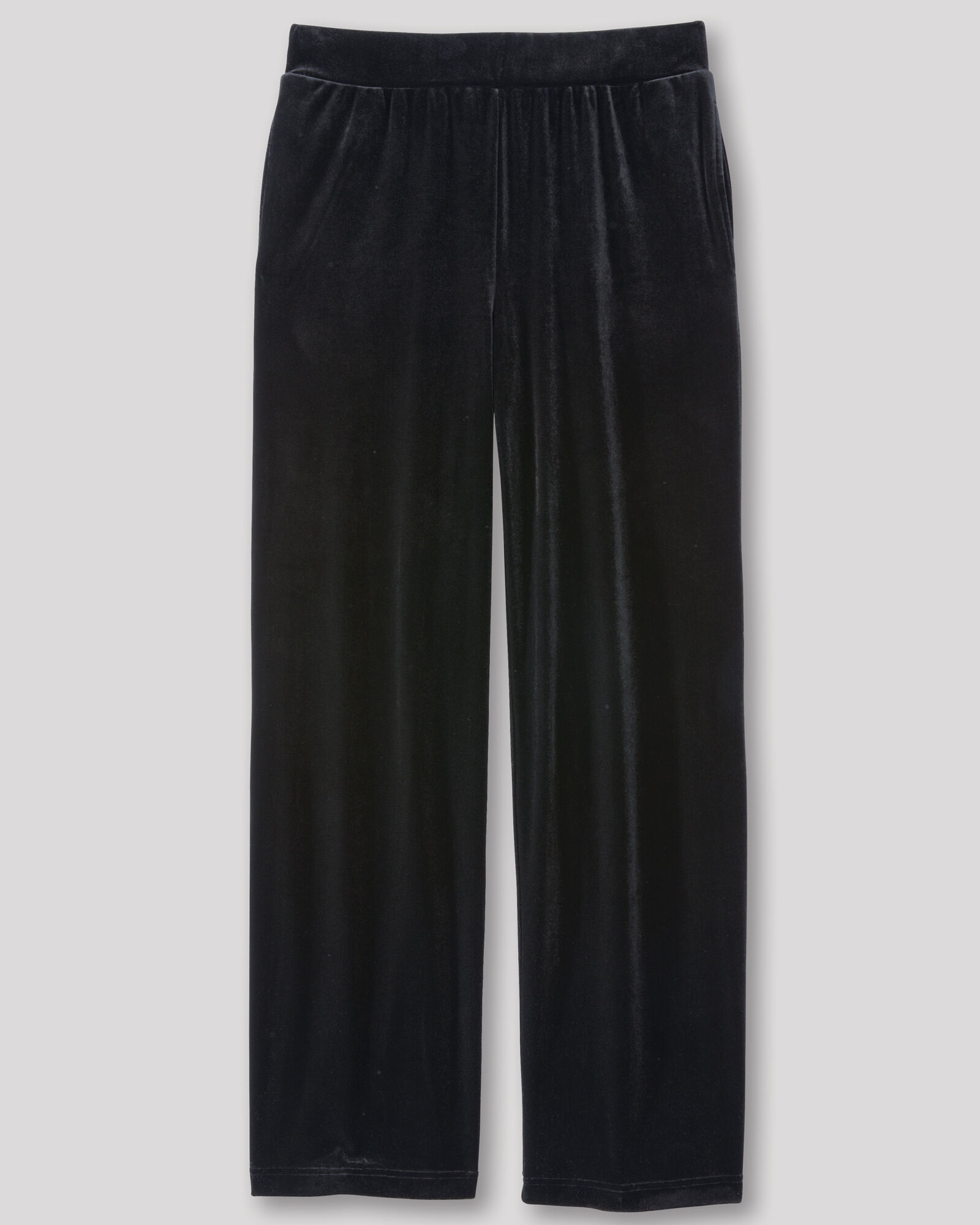 Stretch Velvet Pull-On Pants | Appleseed's