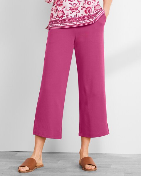 Everyday Knit Wide-Leg Crops
