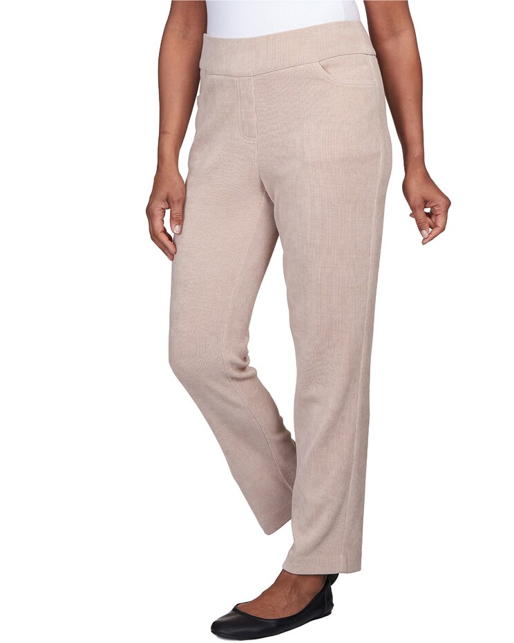 Alfred Dunner® St.Moritz Knit Corduroy Pull On Average Length Pant image number 3