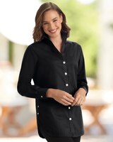Foxcroft Non-iron Side-Button Long-Sleeve Tunic thumbnail number 1