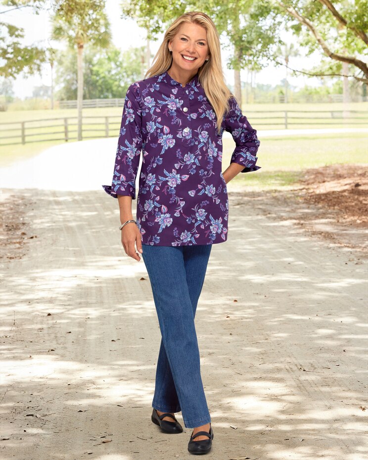 Canterbury Floral Popover Tunic image number 2