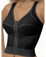 Wireless Front Closure Back Support Longline Bra thumbnail number 1