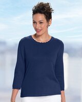 Madison Scallop-Edge Pullover thumbnail number 1