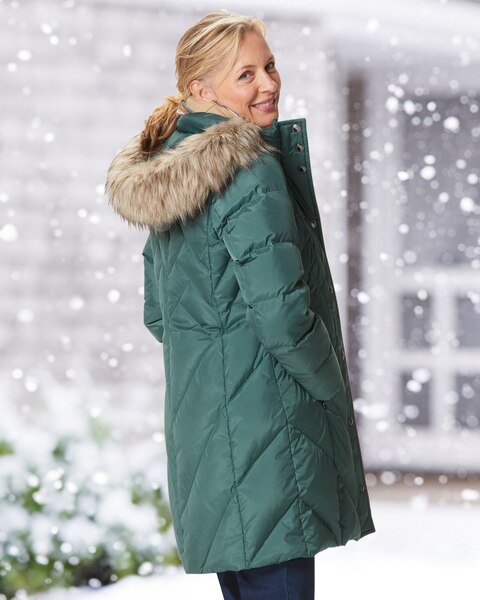 London Fog Long Down Coat