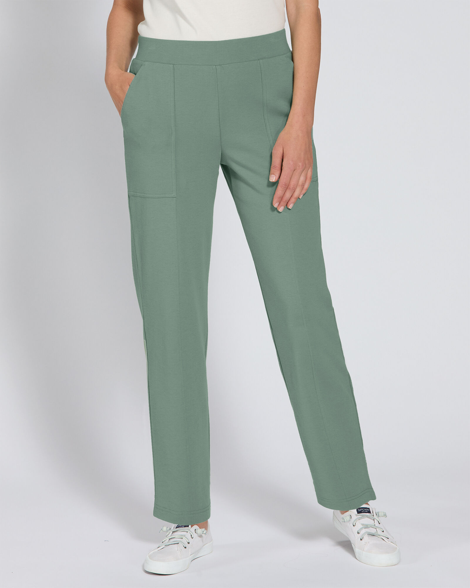Everyday Knits 4-Pocket Relaxed Straight-Leg Pants