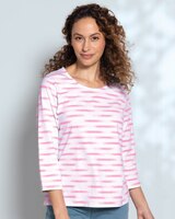 Prima™ Cotton Painted-Stripe Tee thumbnail number 1