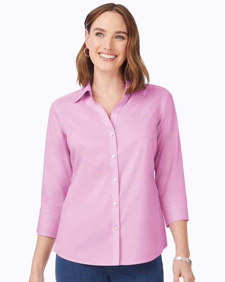 Foxcroft Mary Essential Stretch Non-Iron Shirt image number 1