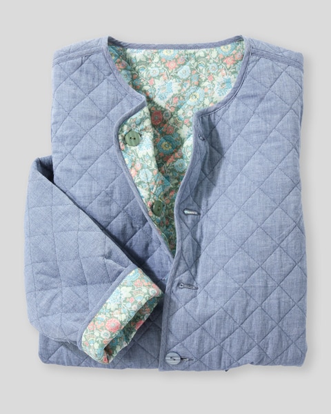 Mini Dahlia Reversible Quilted Jacket