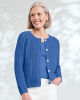 Bayside Cotton Textured-Solid Cardigan thumbnail number 1
