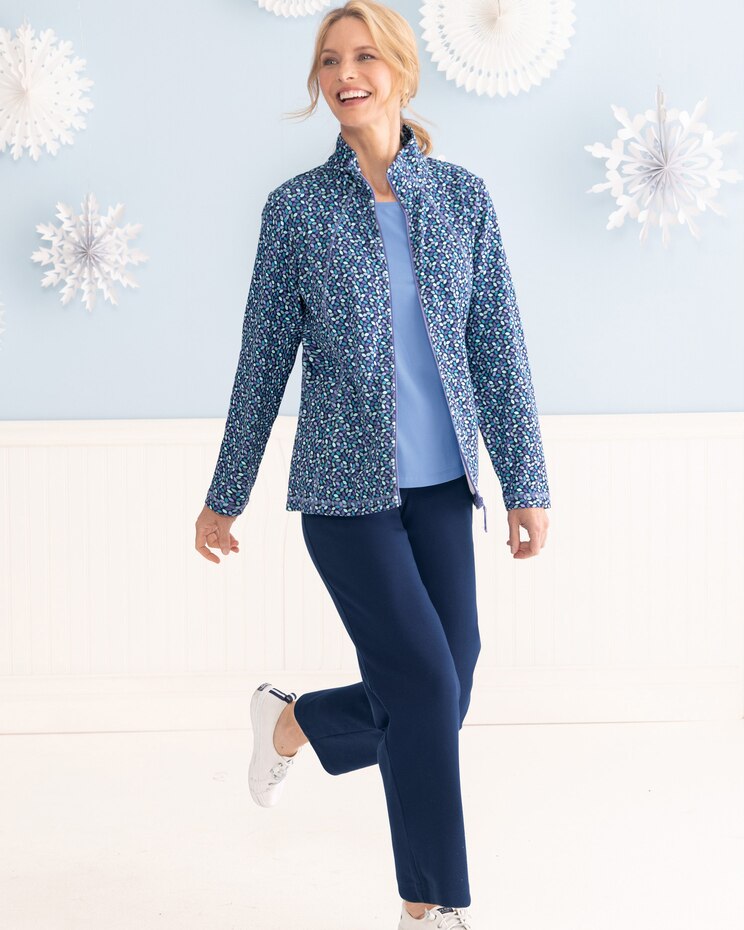 Everyday Knit Petal-Print Active Set image number 2